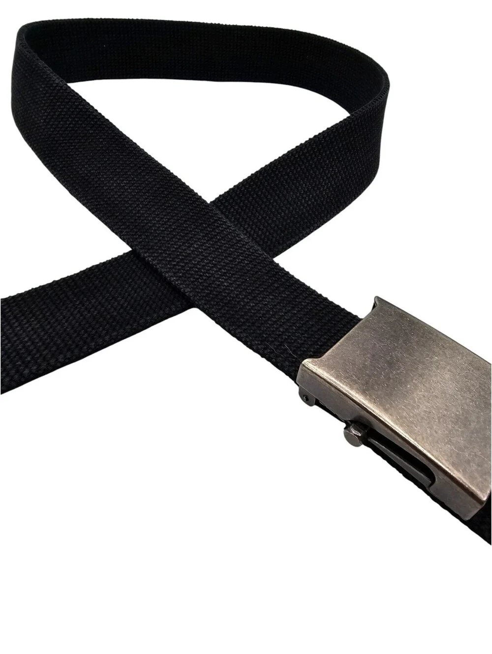 Columbia Unisex-adult Military Web Belt-Adjustable Sz S Cotton Strap Black